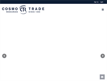 Tablet Screenshot of cosmotrade.ch